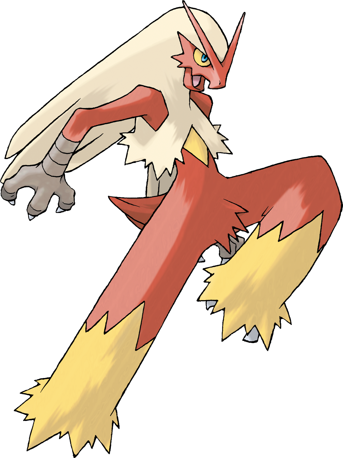 Blaziken - Blaziken Pokemon Clipart (1160x1546), Png Download