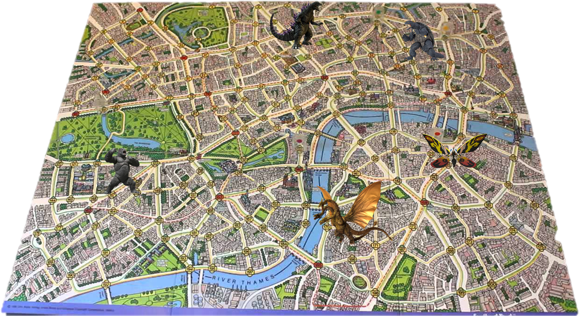 Artwork From The Book - Scotland Yard Board Game Clipart (2000x1125), Png Download