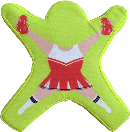 Cheerleader X Person - Frog Clipart (880x500), Png Download