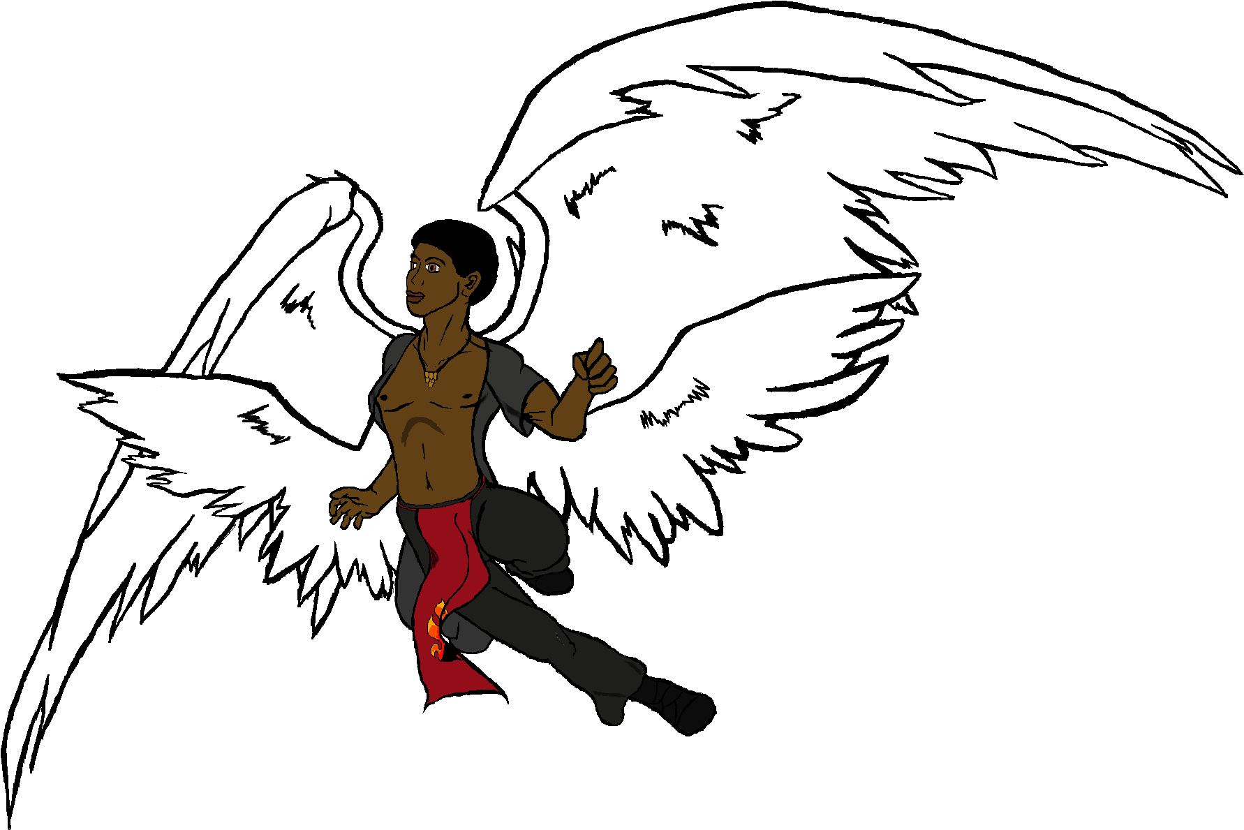 Male Angel Ref - Illustration Clipart (1900x1900), Png Download