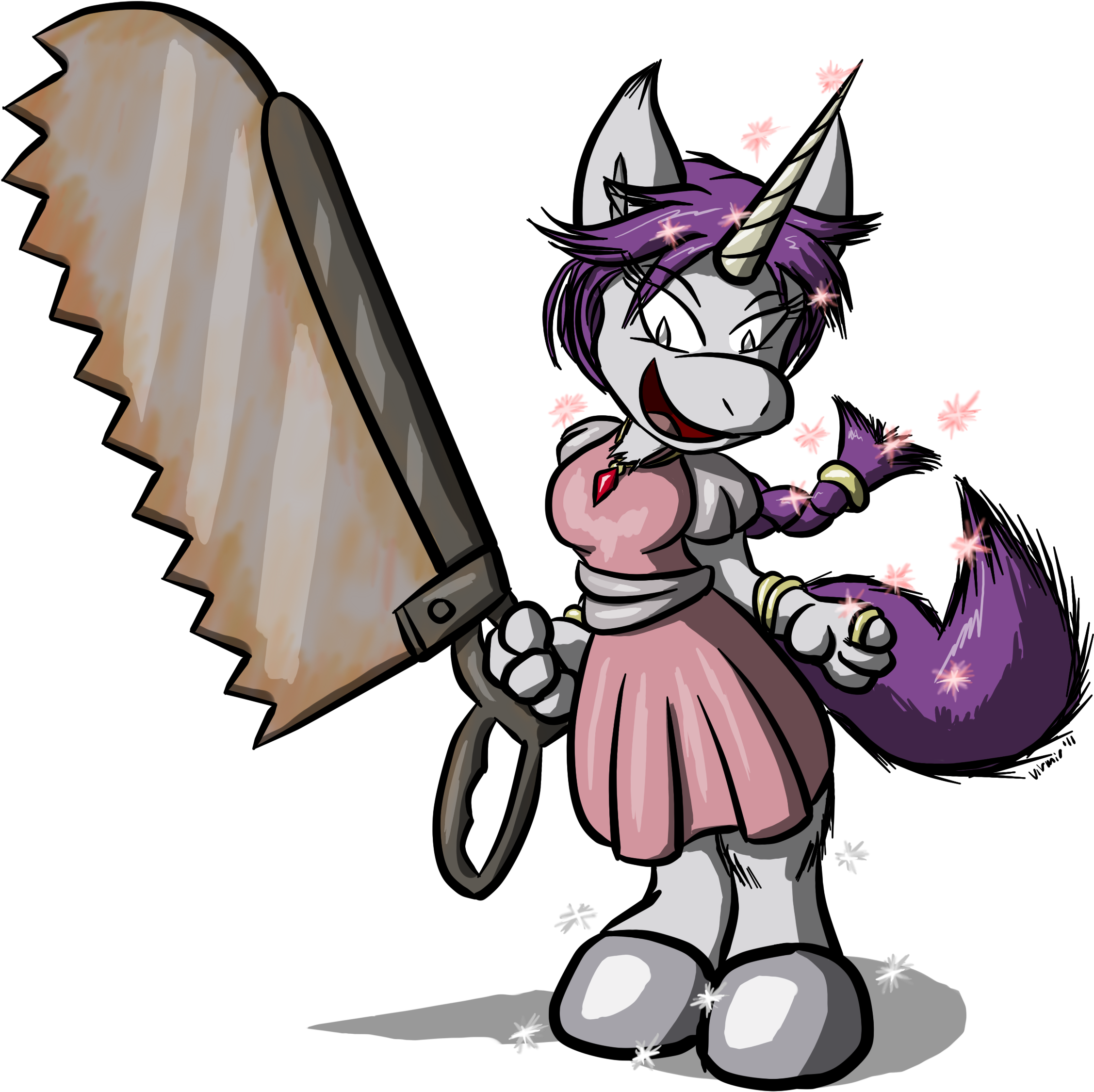 Art By Virmir - Cartoon Clipart (2668x2385), Png Download