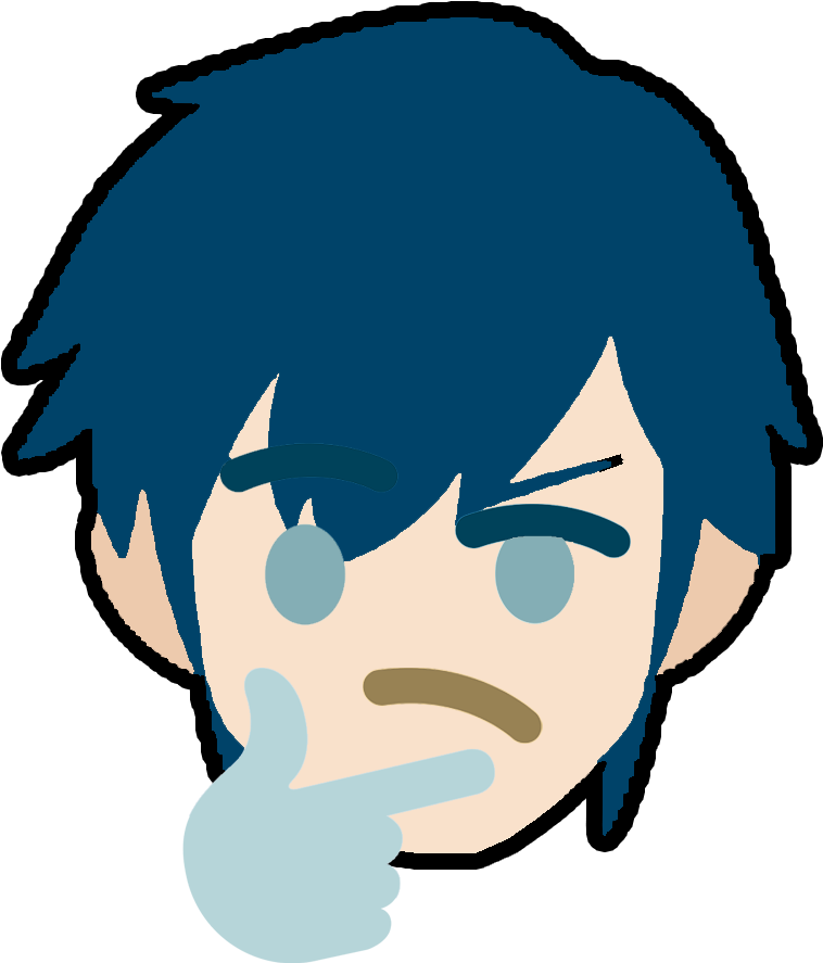 Thinking Emoji Discord Emoji - Fire Emblem Discord Emoji Clipart (1164x1170), Png Download