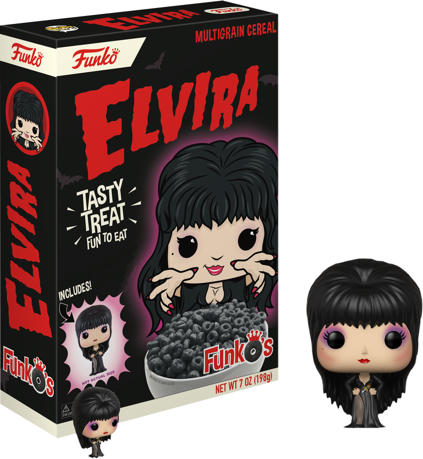 Elvira - Elvira Cereal Hot Topic Clipart (849x921), Png Download