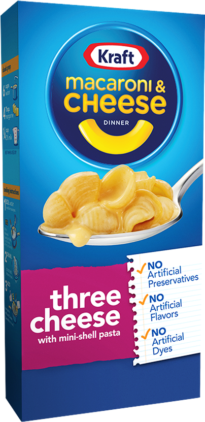 Kraft Three Cheese Shells Clipart (1200x1007), Png Download
