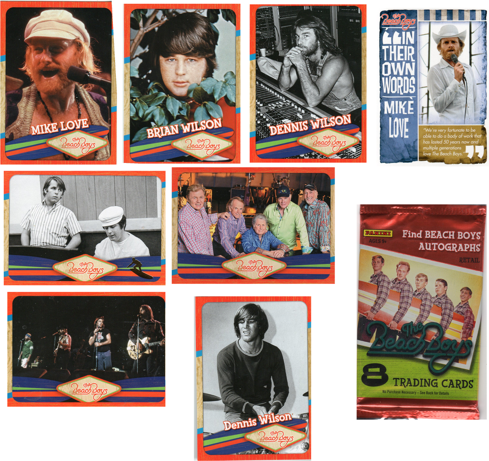 Next Was A Random 6 Trading Cards Pack 1 Is Supposed - Brian Wilson Clipart (1600x1568), Png Download