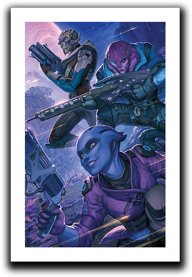 Andromeda Art Print - Havarl Concept Art Clipart (1000x1000), Png Download