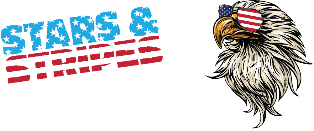 Stars And Stripes 5k Run & Walk - Illustration Clipart (1016x417), Png Download