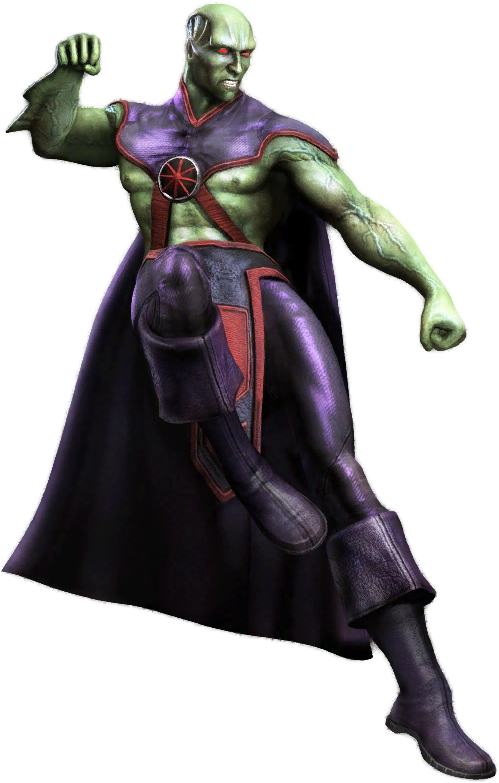 Martian Manhunter, Superman, Ios - Injustice Gods Among Us Martian Manhunter Clipart (499x783), Png Download