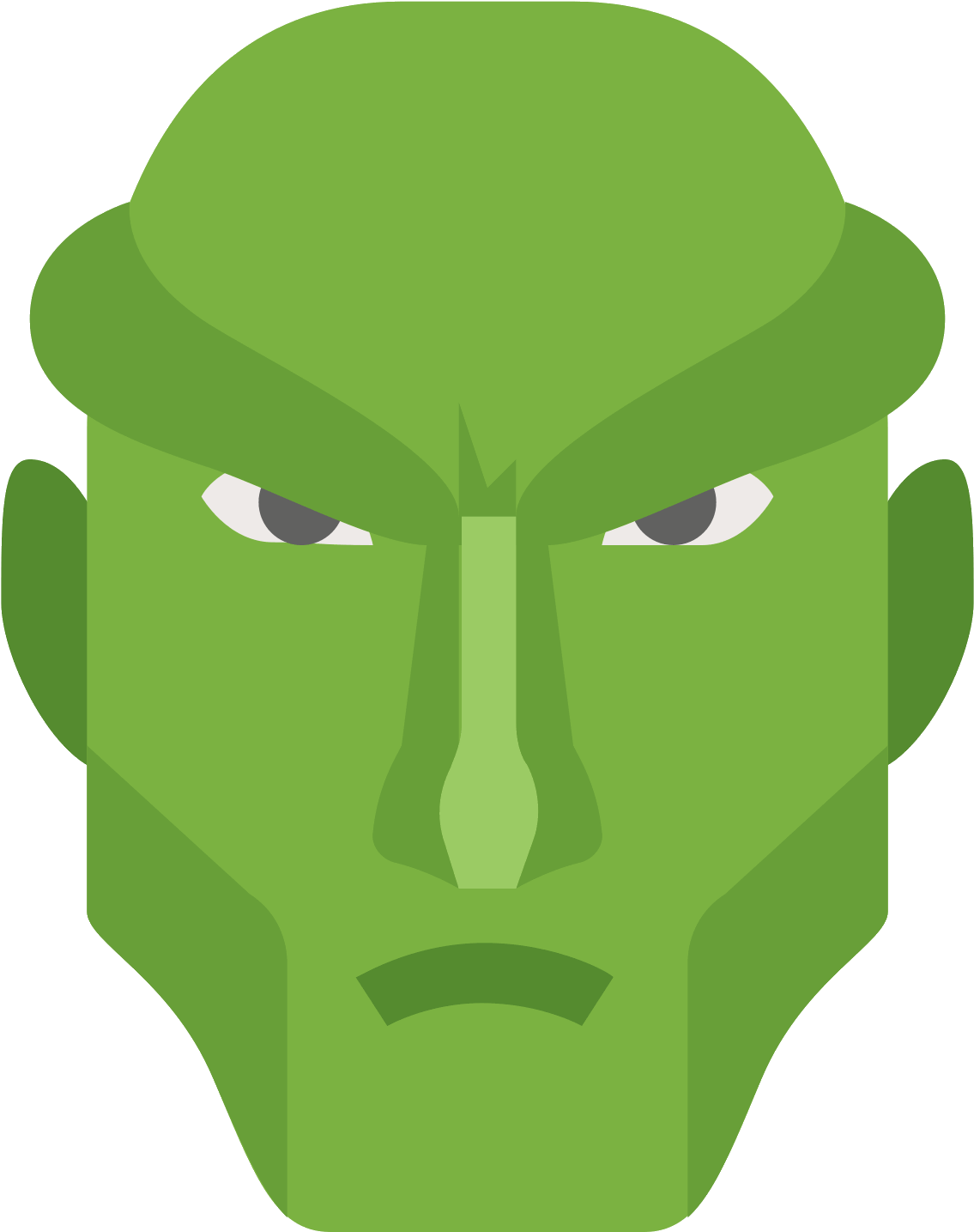 Martian Manhunter Icon - Illustration Clipart (1135x1435), Png Download