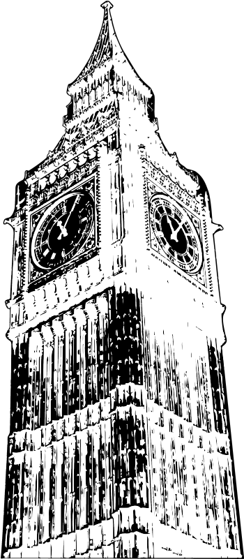 Big Ben Fond Transparent Clipart (800x800), Png Download