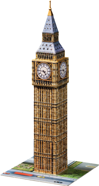 Ravensburger 3d Puzzle - Big Ben 3d Puzzle Clipart (640x640), Png Download