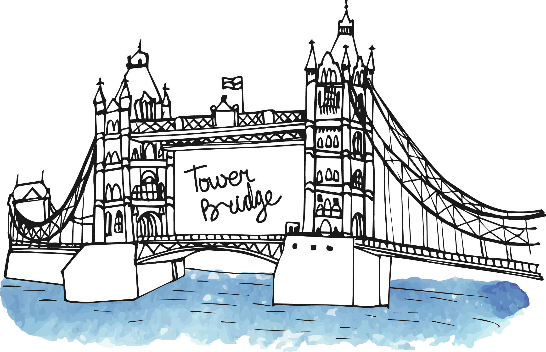 Big Ben Landmark British - Inglaterra Desenho Png Clipart (2281x1473), Png Download