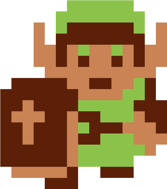Legend Of Zelda 1 Link Clipart (1184x1184), Png Download