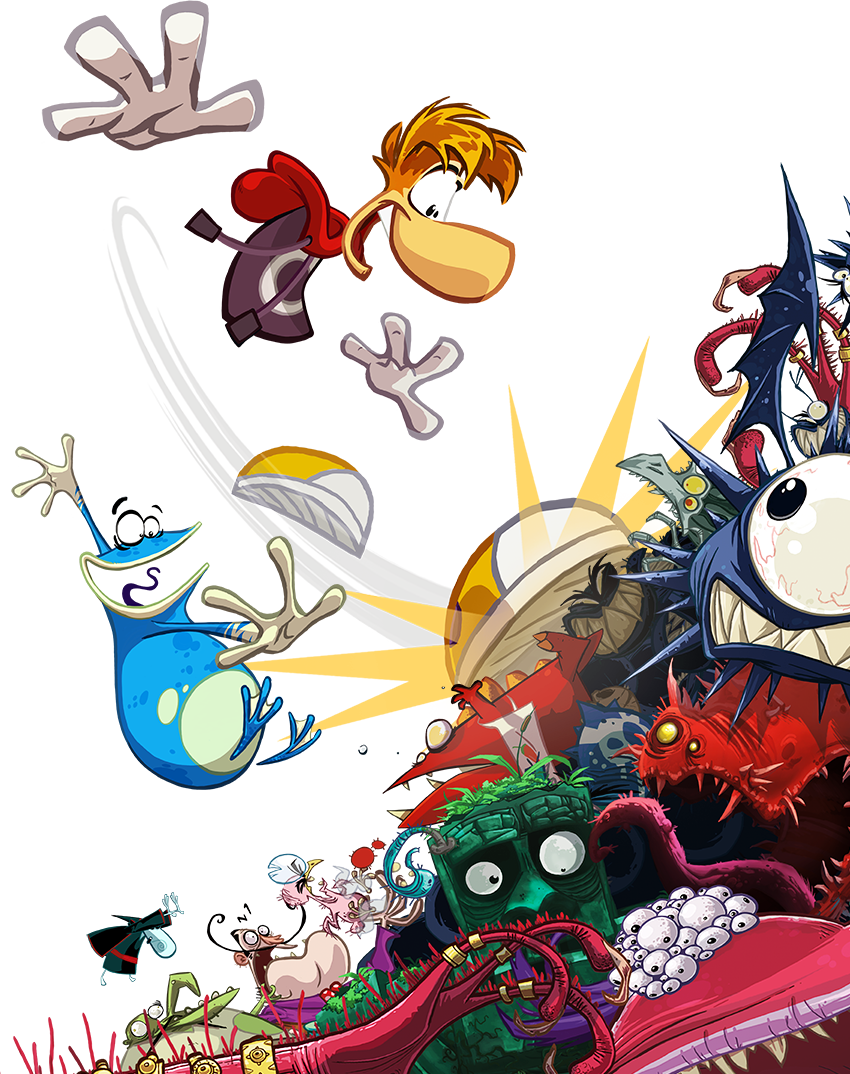 Rayman Origins Png - Rayman Origins Clipart (850x1074), Png Download