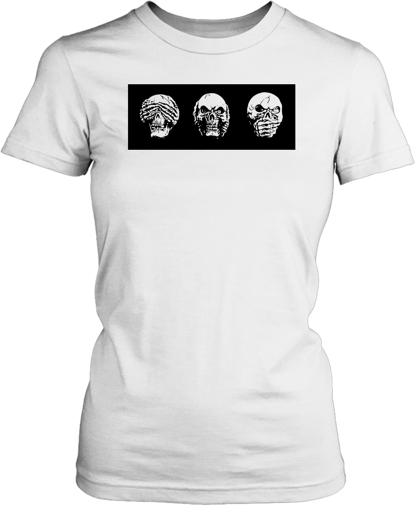 Skull No Evil Tee - Funny T Shirts Computer Clipart (1024x1024), Png Download