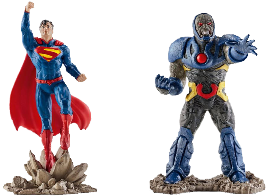 Justice - Figurine Schleich Dc Comics Clipart (889x655), Png Download