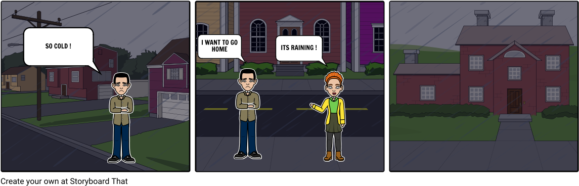 Raining - Cartoon Clipart (1164x385), Png Download