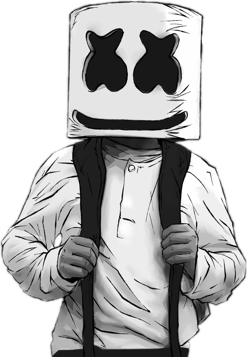 Marshmello Sticker - Marshmello Pics Hd Download Clipart (1024x1479), Png Download