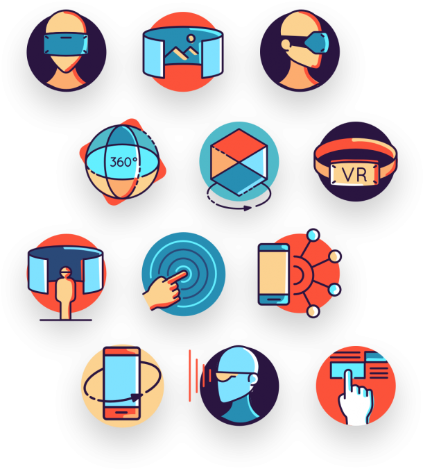 Ar Vr Icon Clipart (853x1024), Png Download