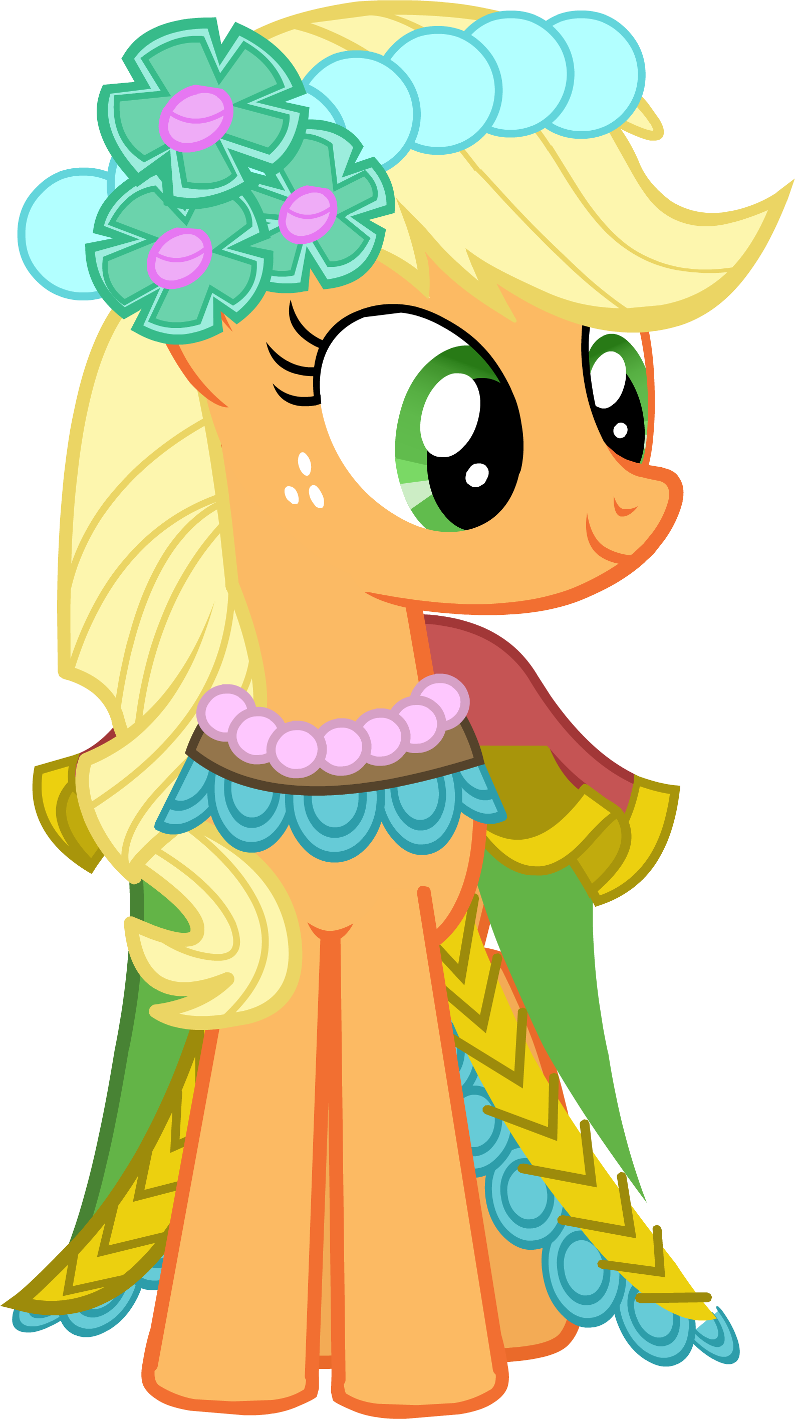 Flying Squirrel Clipart Mlp - My Little Pony Applejack Wedding - Png Download (1587x2834), Png Download