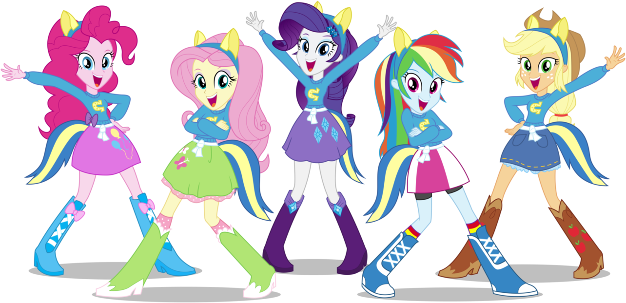 Mlp - My Little Pony Equestria Girls Png Clipart (1284x622), Png Download