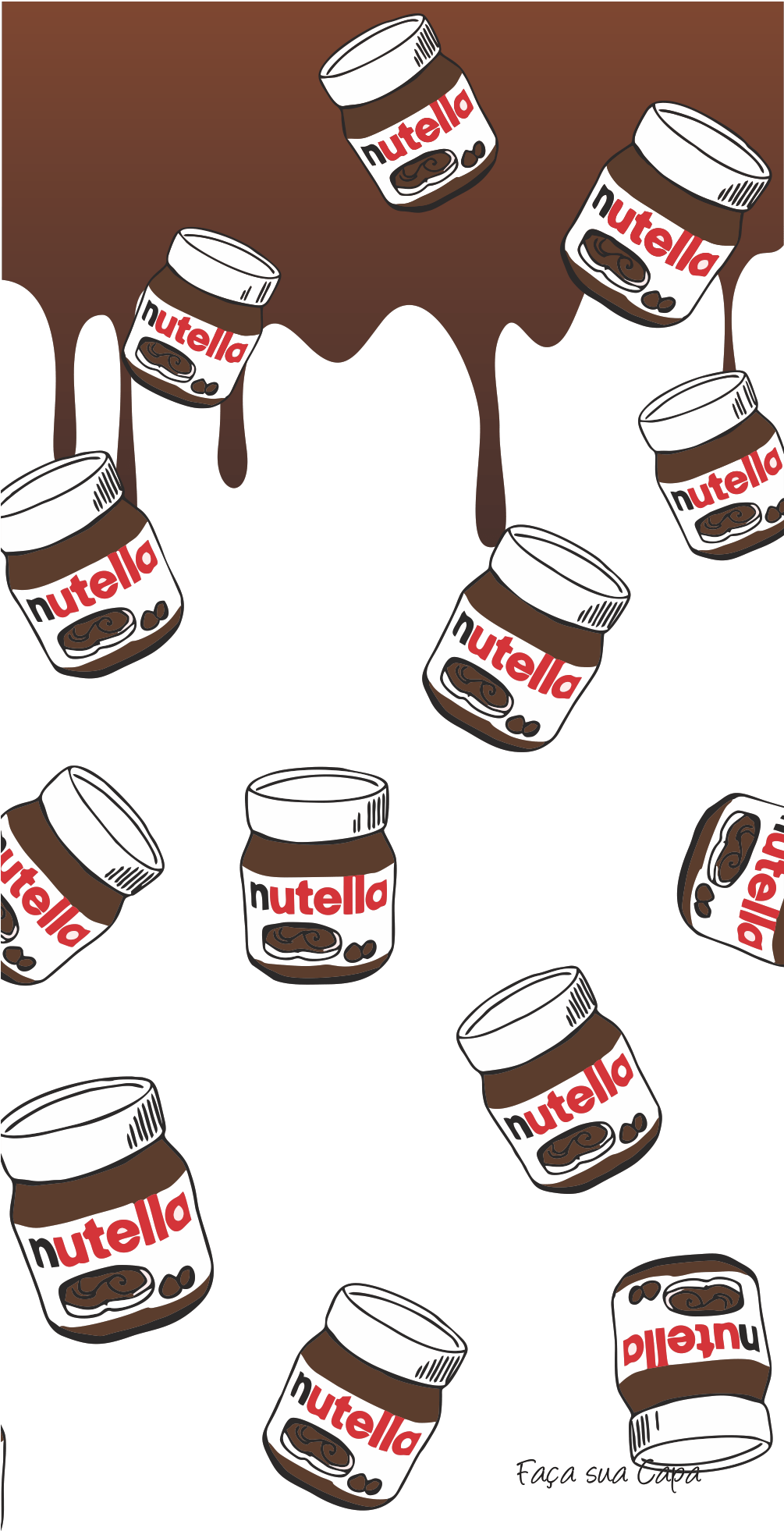 Find More On Clemtoon555 S Pinterest Âœ¨ Cool Phone - Fondos De Pantalla De Nutella Clipart (1004x1974), Png Download