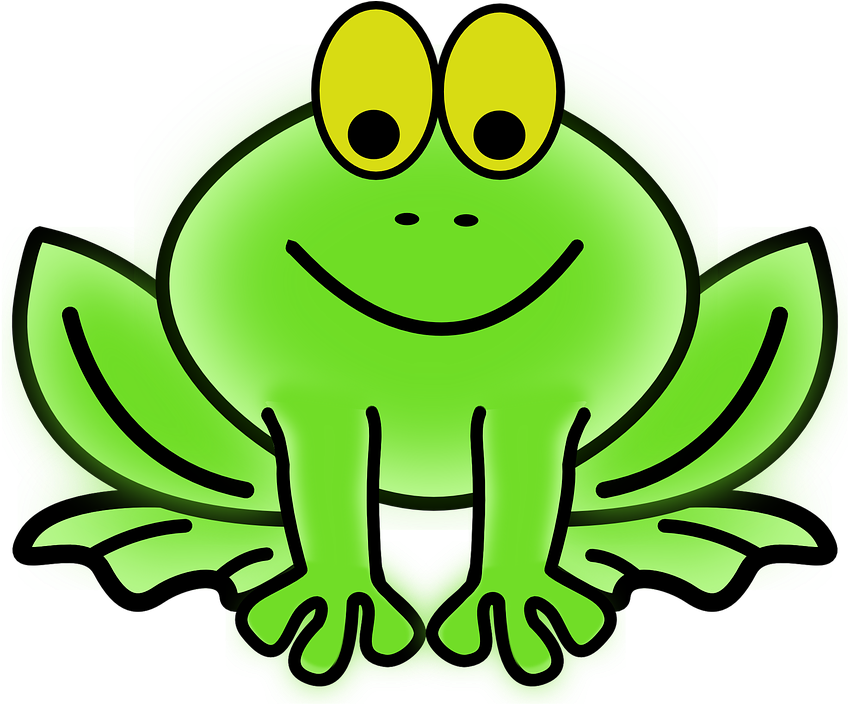 Frog Amphibian Animal - Frog Free Clip Art - Png Download (888x720), Png Download