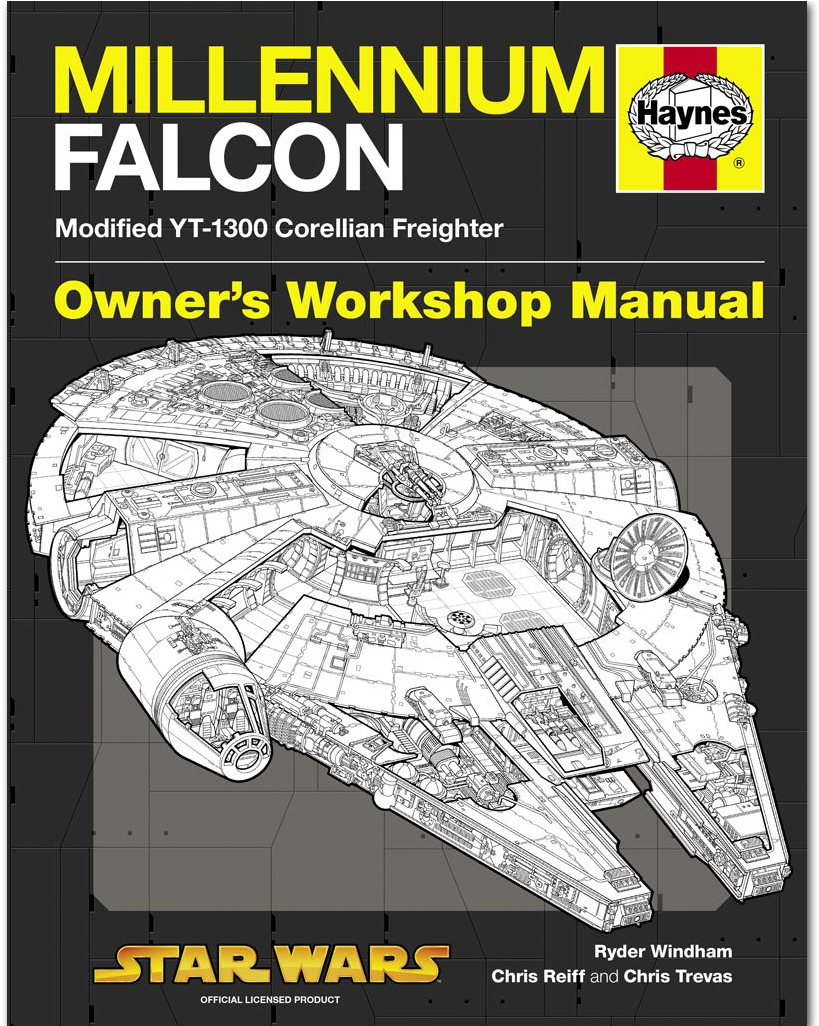 Haynes Millennium Falcon Manual Clipart (1025x1025), Png Download