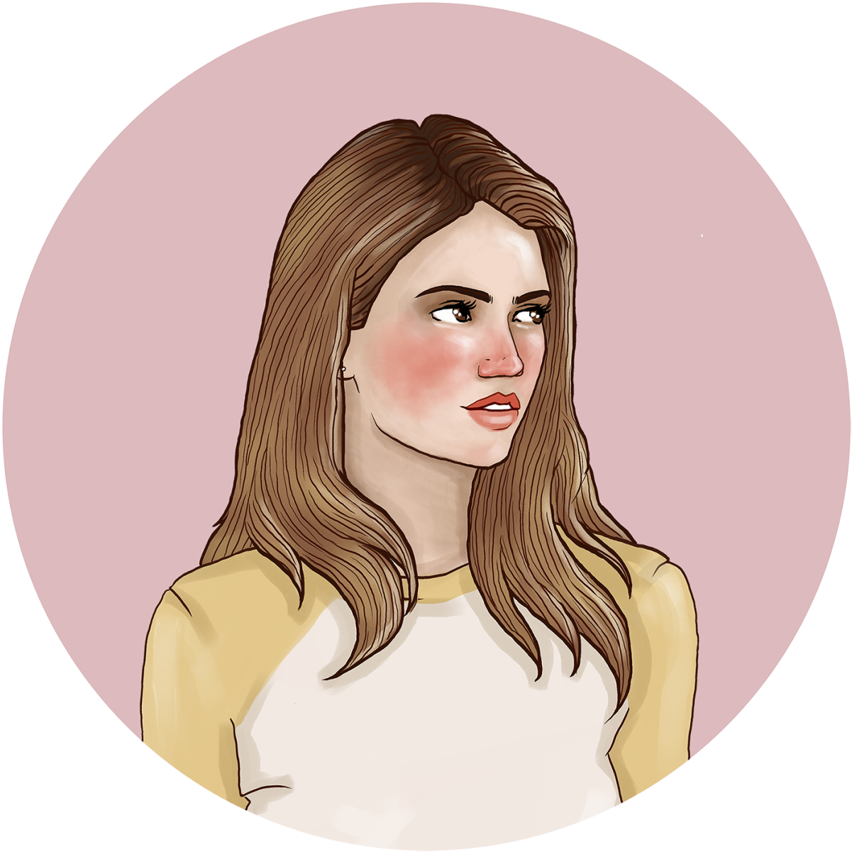 Malia Tate/hale - Girl Clipart (1280x1280), Png Download