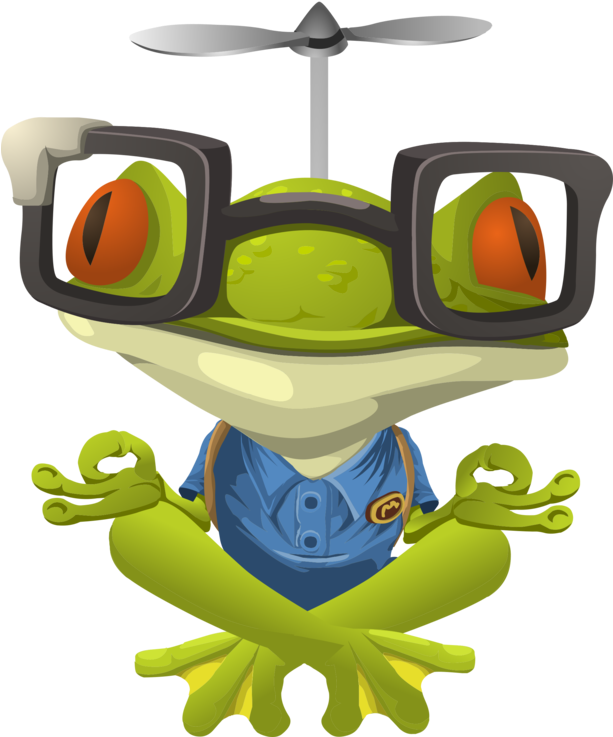 612 X 750 1 - Frogs With Glasses Clipart (612x750), Png Download