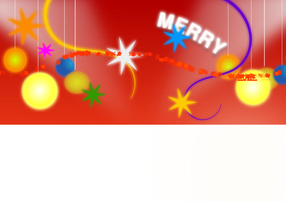 Christmas Banner - Graphic Design Clipart (958x677), Png Download