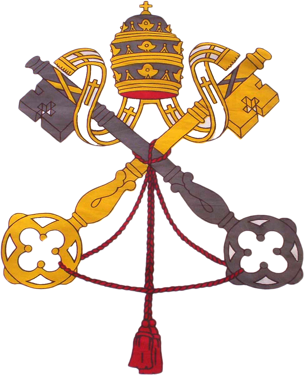 Emblem Of The Vatican City - Vatican Coat Of Arms Png Clipart (1153x1231), Png Download