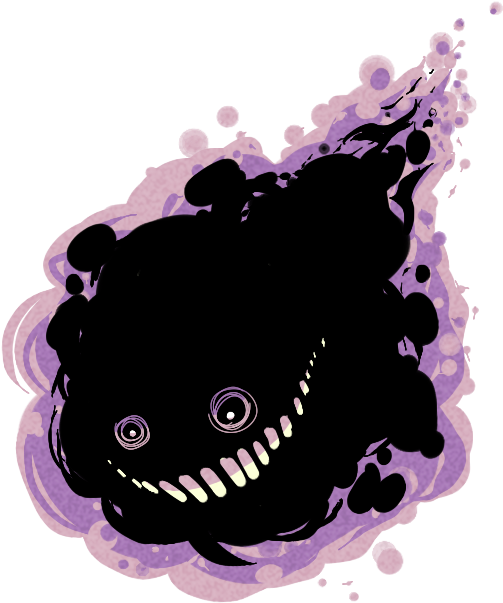 Pokemon Gengar Haunter Gastly Jesterdex - Seahorse Clipart (605x605), Png Download