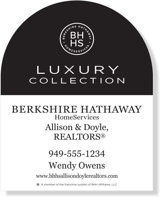 Berkshire Hathaway Homeservices Sign Panels Only-30x24d - Amersham & Wycombe College Clipart (800x676), Png Download