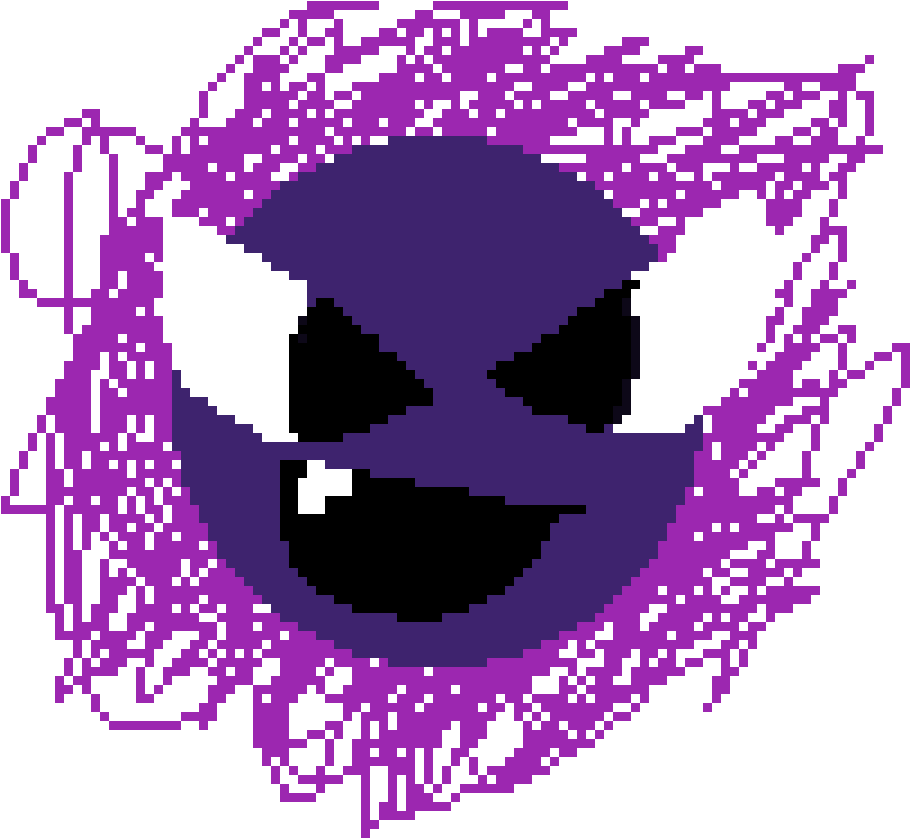 Gastly - Circle Clipart (1125x900), Png Download