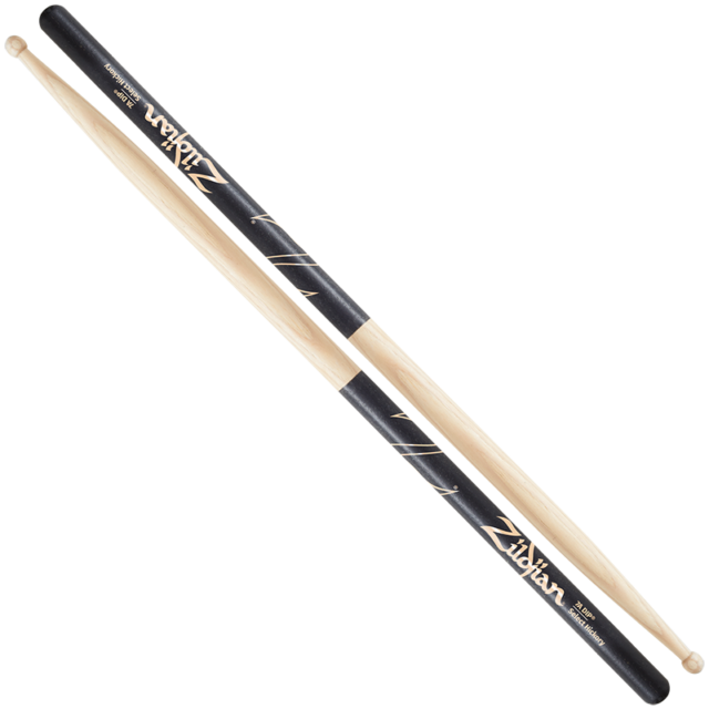 Zildjian Black Dip 7a Wood Tip Drumsticks 7awd - Bamboo Flute Clipart (640x640), Png Download