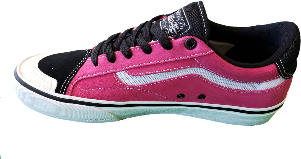 Vans Tnt Advanced Prototype Black/magenta/white Clipart (995x526), Png Download