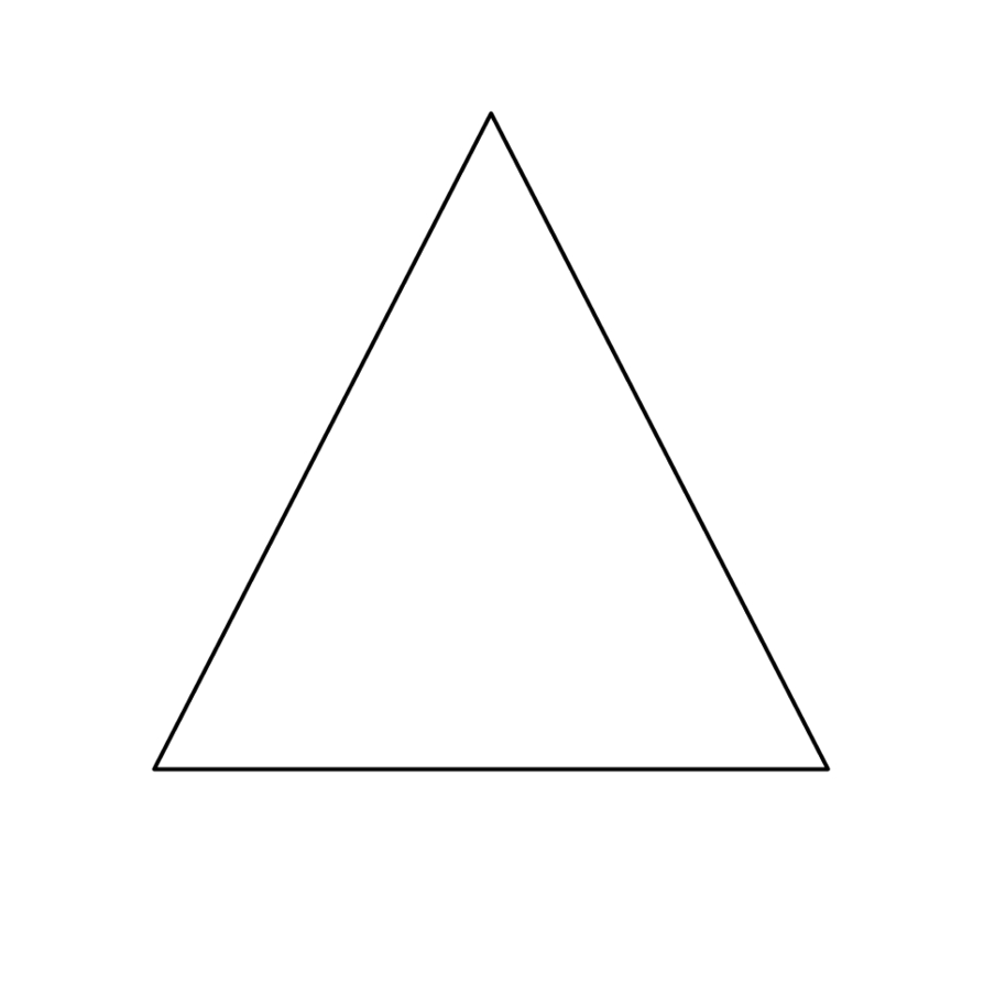 Triángulo Png - Triangle Clipart (894x894), Png Download