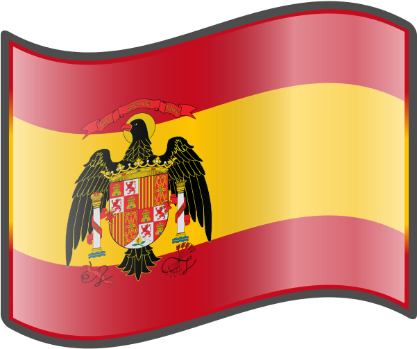 Nuvola Spanish Flag - Spain Flag 1980 Clipart (600x600), Png Download