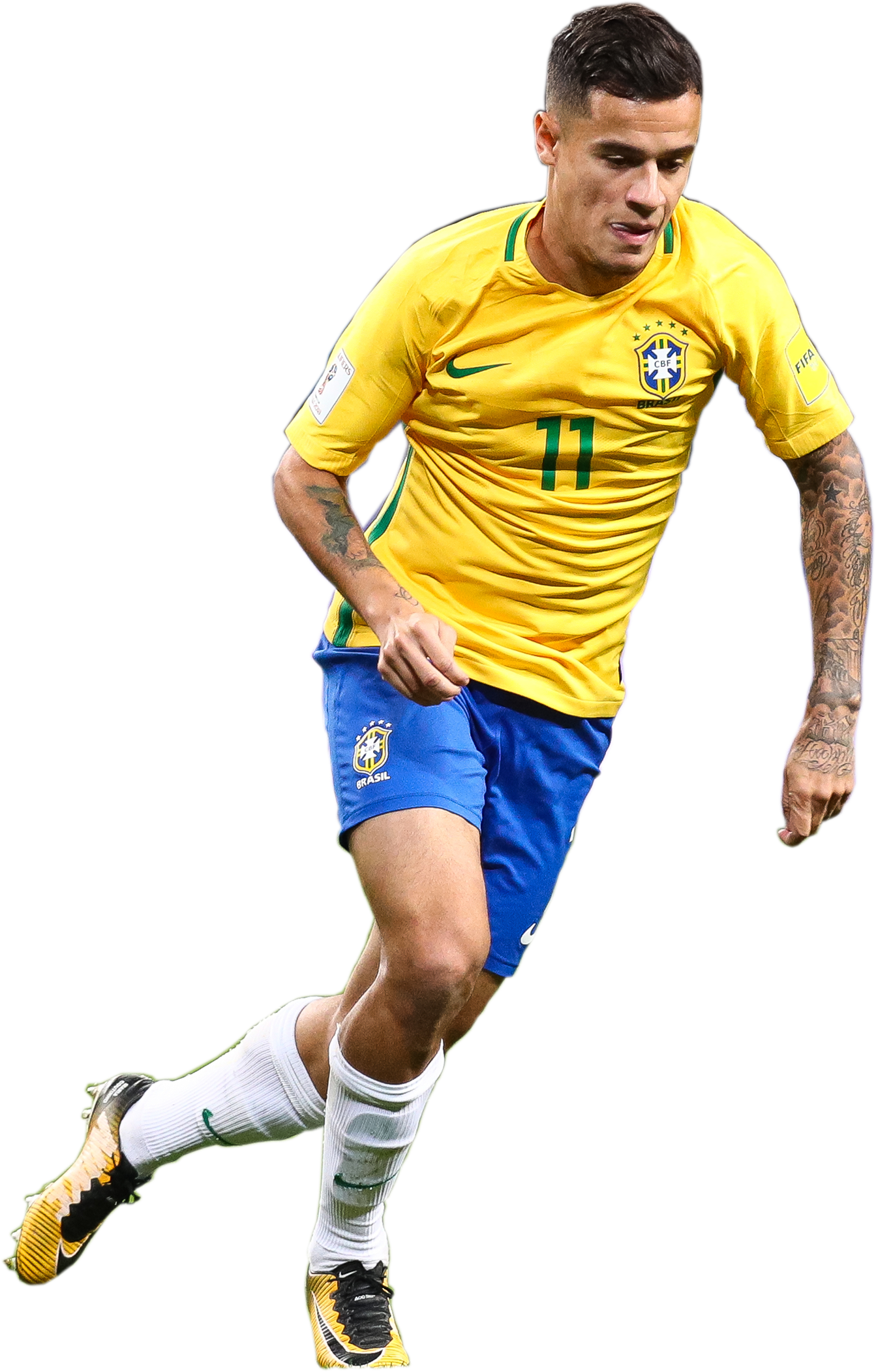 Brazil Spain France Argentina England Portugal Belgium - Coutinho Png 2018 Brasil Clipart (1343x2101), Png Download