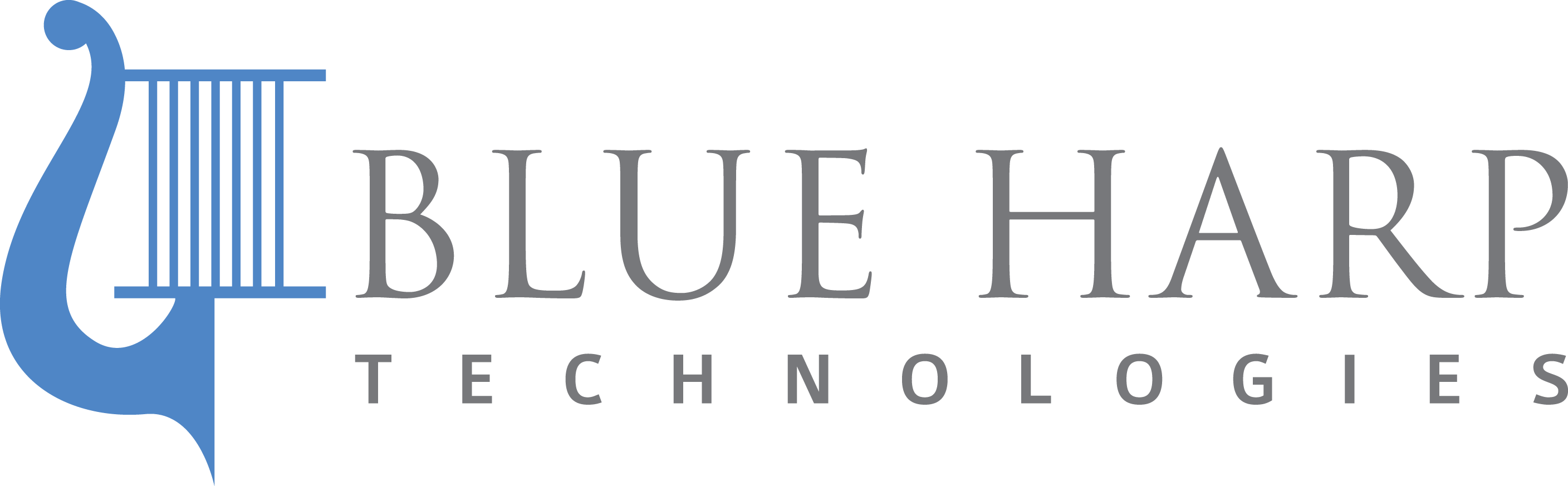 Blue Harp Technologies Clipart (2816x873), Png Download
