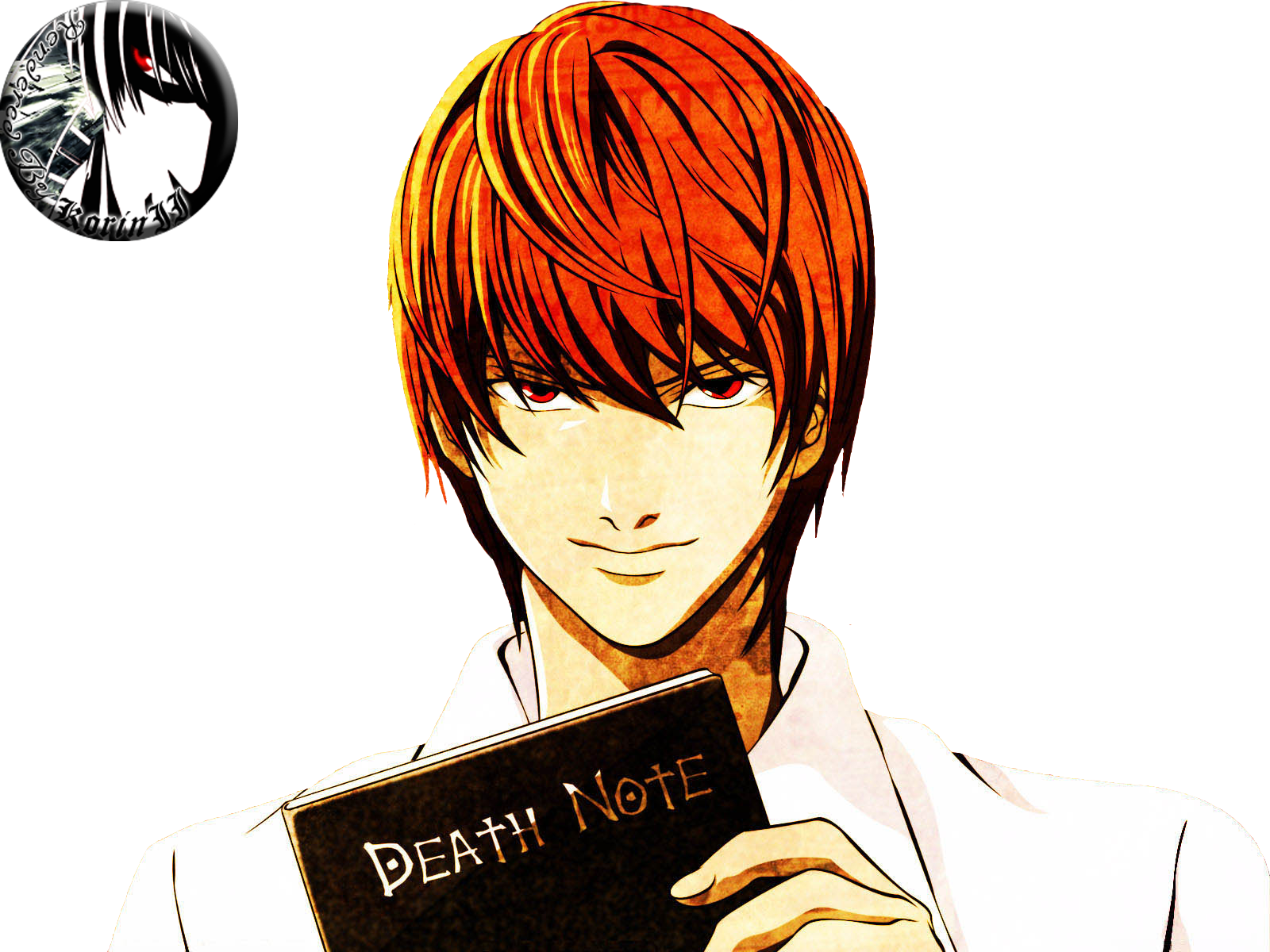 Kira Death Note Render Clipart (1600x1200), Png Download