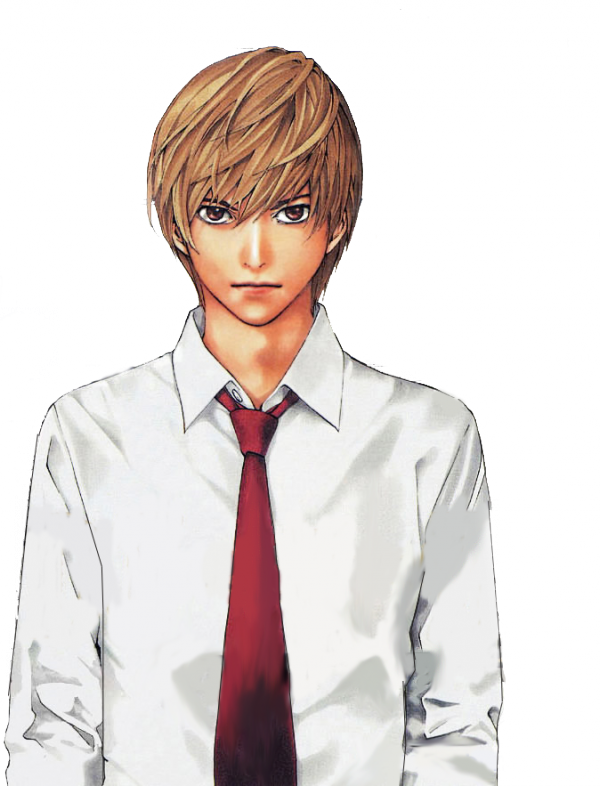 Light Yagami - L Cast Death Note Clipart (600x786), Png Download