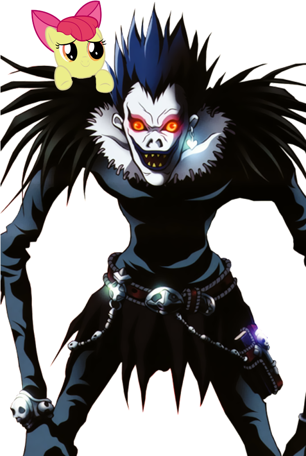 Ryuk Light Yagami L Misa Amane Fictional Character - Death Note Ryuk Cute Clipart (607x1023), Png Download