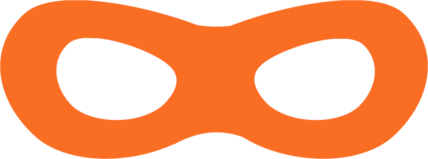 Superhero Mask Free Printable Orange - Free Printable Super Hero Mask  Clipart - Large Size Png Image - PikPng