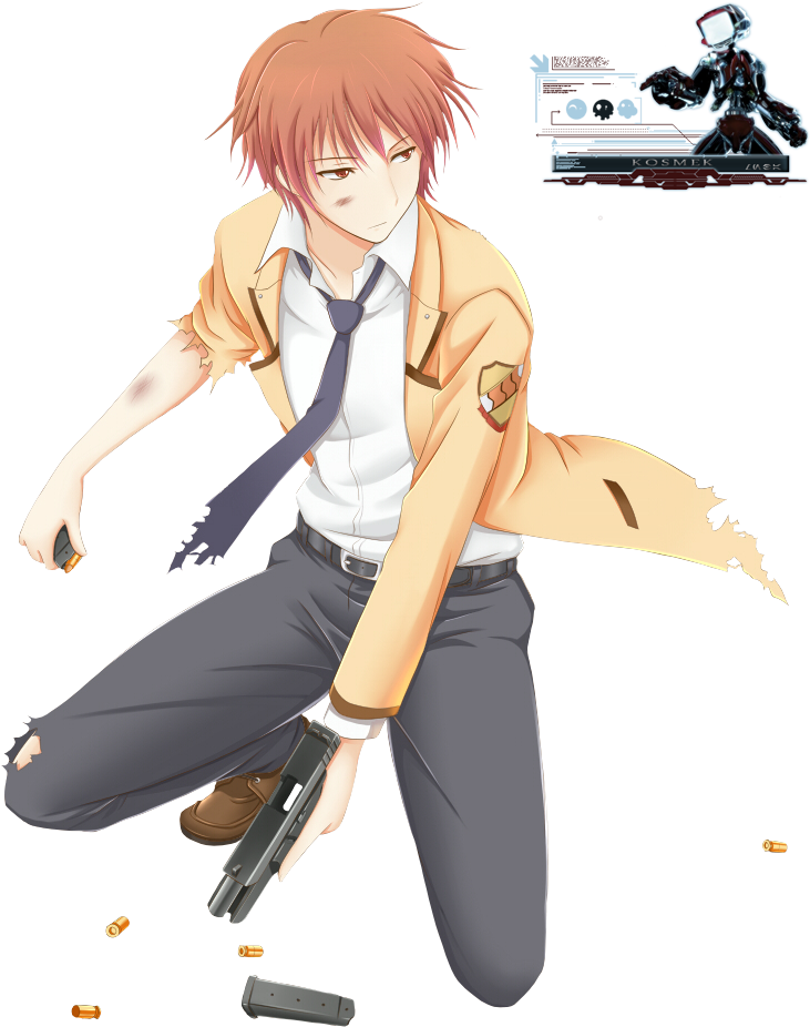 Angel Beats Otonashi Clipart (785x949), Png Download