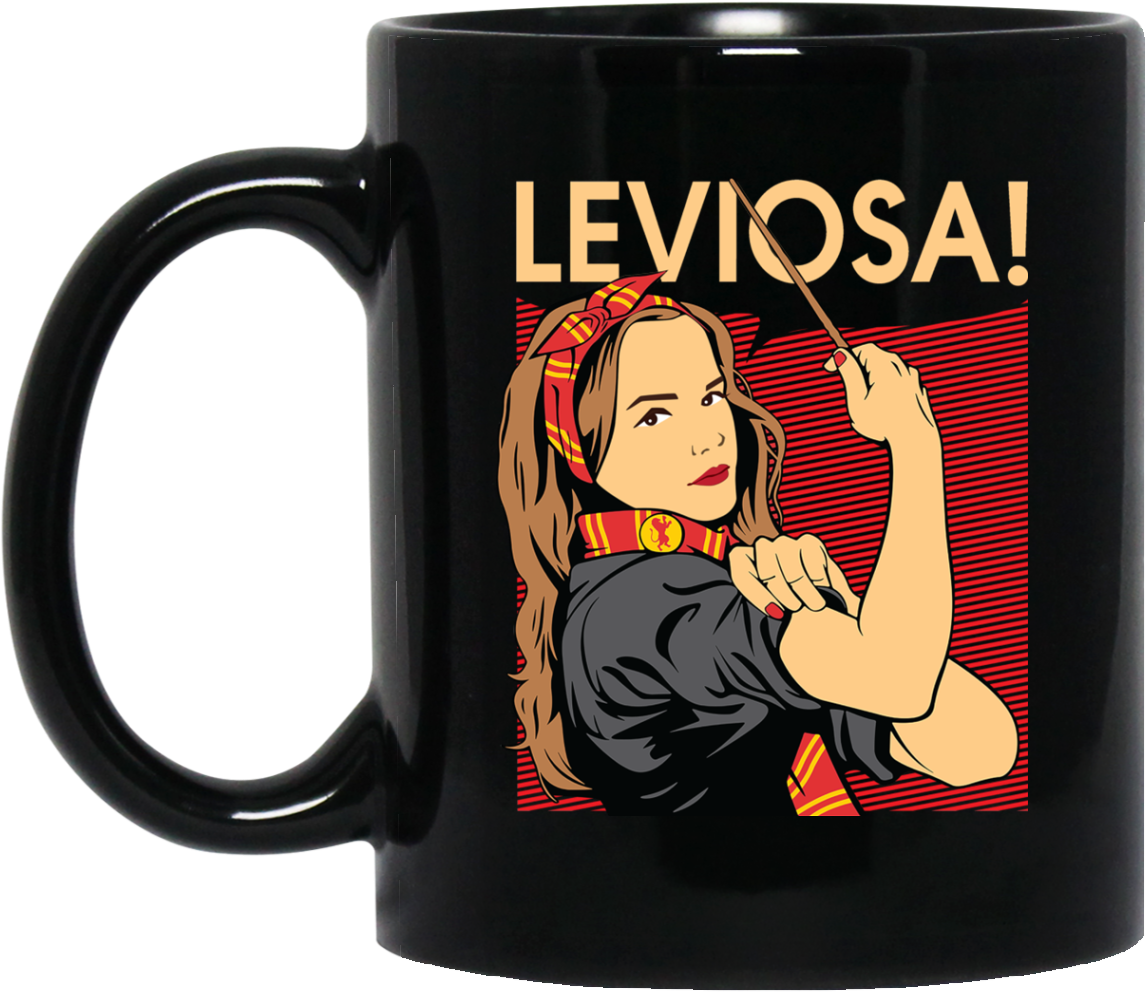 Image 600x600px Hermione Granger Leviosa Harry Potter - Hermione Rosie The Riveter Clipart (1155x1155), Png Download