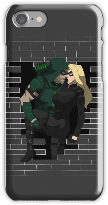 Cw Arrow And Black Canary By Bigosodesign - Iphone 7 Clipart (500x667), Png Download