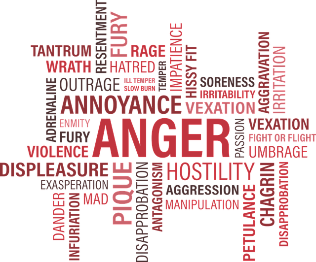 Psychology Today - Anger Words Clipart (640x532), Png Download