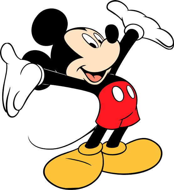 Mickey Mouse Vector Free - Mickey Mouse Clipart (555x606), Png Download